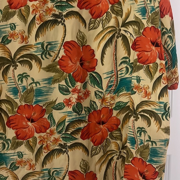 VTG Solutions New York Hawaiian Top/Blouse/Shirt Size XL vacay tropical resort - Picture 7 of 10